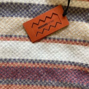 NWT Pair of Missoni wool accent pillow covers